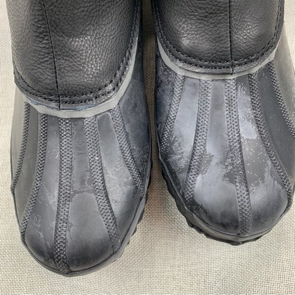 London Fog Mens Rye Duck Boot Mens Shoes Black 9M main image 12